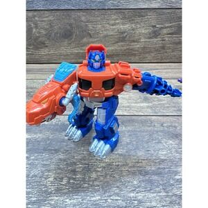 Transformers Optimus Prime Action Figure Dinosaur Drill‎ Hands Hasbro Tomy